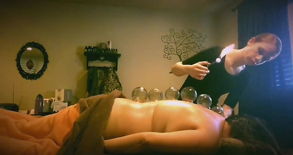 Fire Cupping with massage therapy